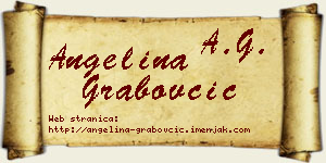 Angelina Grabovčić vizit kartica